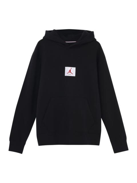 Jordan Air Jordan Flight Logo Casual Sports Fleece Lined Pullover Black CZ8261-010