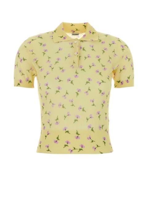 Jil Sander Jil Sander Women Printed Cotton Blend Polo Shirt