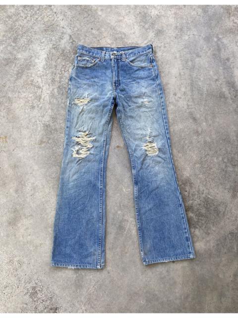 Other Designers 🔥VINTAGE LEVIS 517 DISTRESSED FLARE DENIM BOOTCUT JEANS