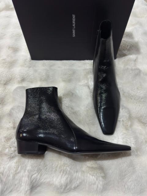 SAINT LAURENT Brand new Saint Laurent (SLP) "Rainer" ruched boots (runway model)