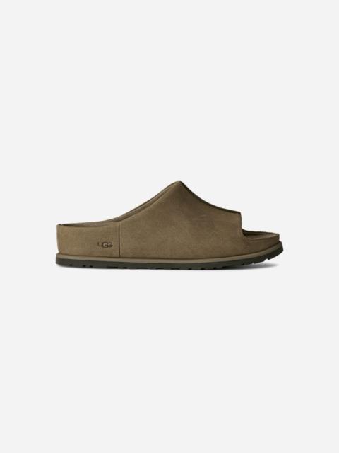 UGG ® Men's Otzo Slide Nubuck Sandals in Burnt Olive
