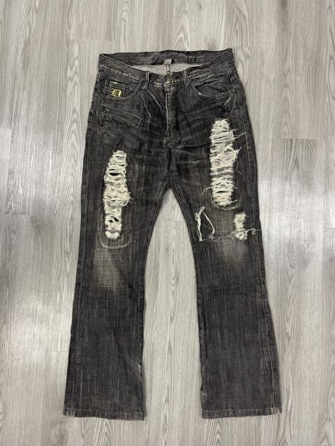 Other Designers Japanese Brand - Daily News Bondage Ripped Distressed denim