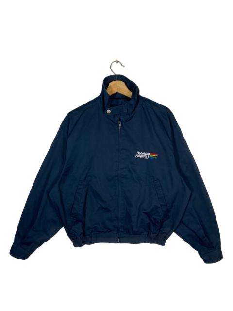 Other Designers Vintage - Vintage Benetton Formula 1 Racing Team Jacket Zipper M Size