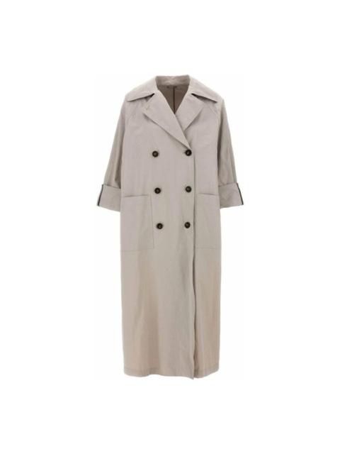 Brunello Cucinelli Brunello Cucinelli Light Beige Oversized Coat