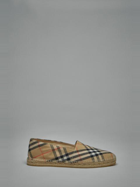 Burberry Check Mews Espadrilles