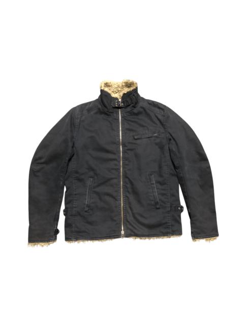 Other Designers Vintage Union Station Deep Pile Lined Jacket SUNFADED