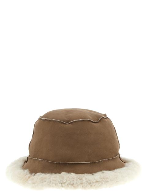 Brunello Cucinelli Fuzzy Hats Beige