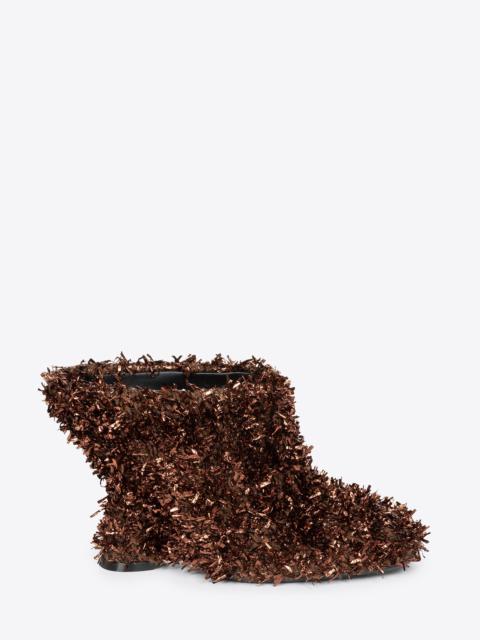 Dries Van Noten METALLIC WEDGE MULES