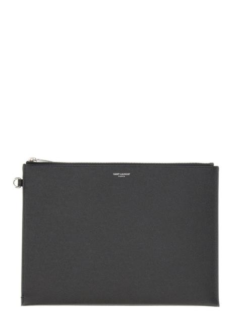 SAINT LAURENT Saint Laurent Men Tablet Holder With Zipper