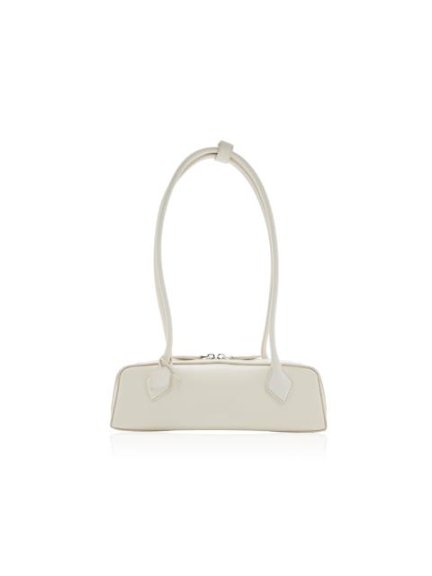 Alaïa Le Teckel Small Leather Shoulder Bag pink