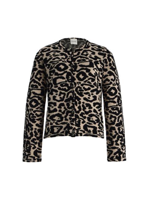POSSE Exclusive Lexi Leopard Knit Cardigan animal