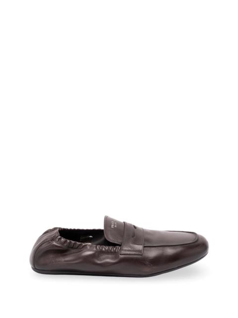 Prada Prada Men Shuffle Antiqued Leather Loafers
