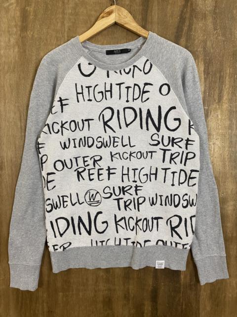 Other Designers Japanese Brand - Azul By Moussy Grey Sweatshirts #1565