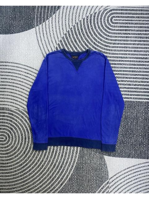 BEAMS PLUS Vintage Beams Blue Plain Longsleeve Sweatshirt