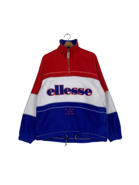 Other Designers Vintage Ellesse Color Block Big Logo Fleece Sweater