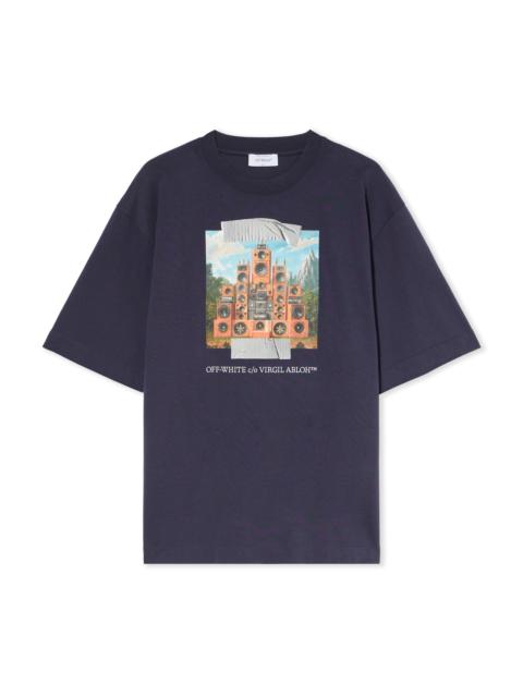 Off-White Train Off Skate Short Sleeve Logo Tee