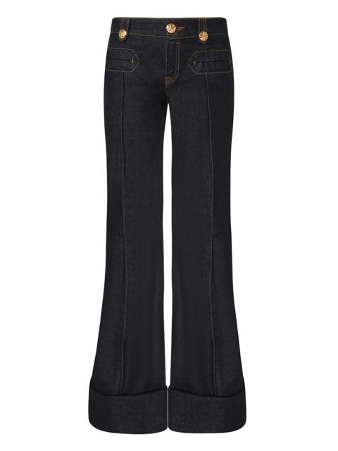 Zimmermann REBELLION LOW-RISE FLARE JEAN