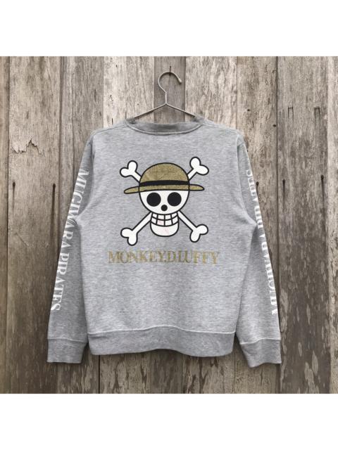 Other Designers One Piece - Vintage One Piece Monkey D Luffy Sweatshirt Big Logo