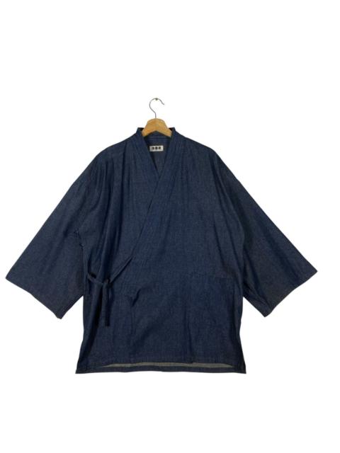 Vintage Japanese Brand Kimono Denim L Size indigo Colour