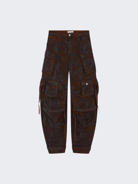 THE ATTICO Long Pant Grey And Rust