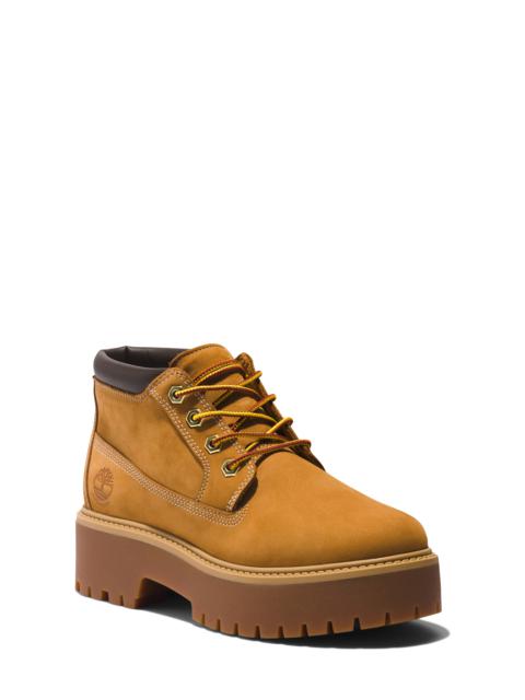 Timberland Timberland Stone Street Platform Waterproof Chukka Boot in Wheat at Nordstrom