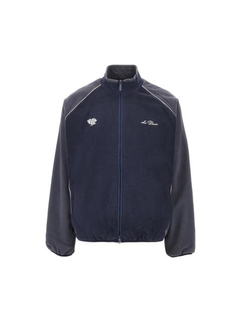 Les Deux Les Deux Fleece Track Jacket Blue Men