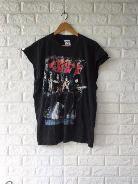 Other Designers Vintage Kiss Band Farewell Tour Crop Tee