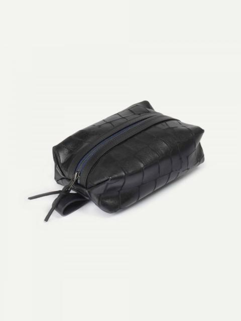 Bleu de Chauffe ZAZOU TOILETRY CASE  -  CROCO BLACK