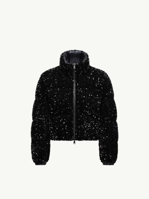 Moncler Louvi Sequin-Embroidered Short Down Jacket