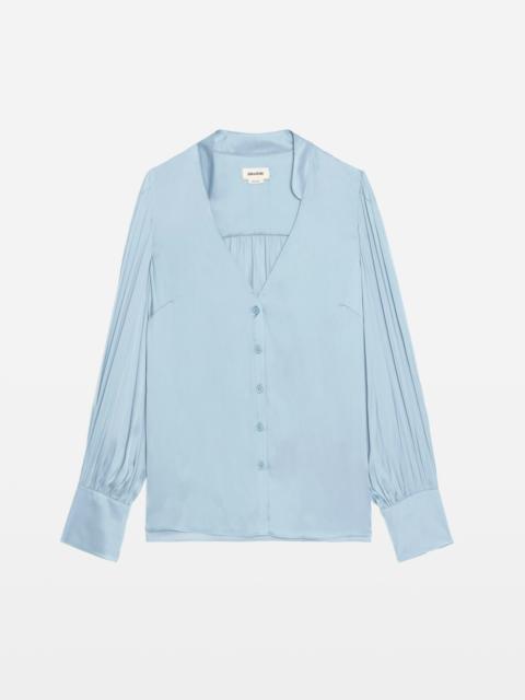 Zadig & Voltaire Tinous Satin Shirt