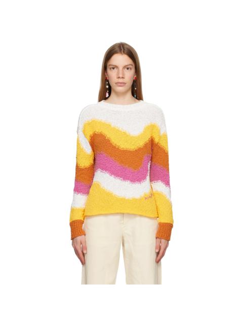 Marni Multicolor Embroidered Sweater