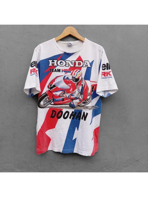 Other Designers vintage rare HONDA hrc moto pro speed all over print t shirt