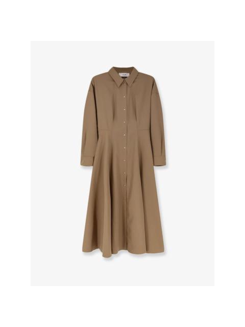 CELINE CELINE $3100 Sand Wool Dress New & Authentic (Women's size:8