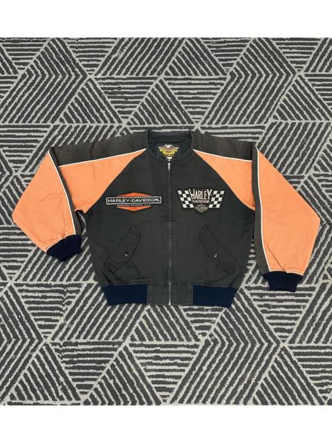 Other Designers Vintage HARLEY DAVIDSON Milwaukee Patches Raglan Jacket