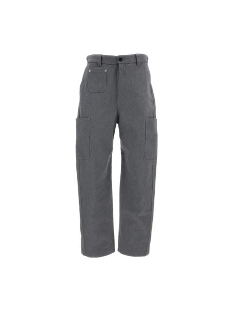 Givenchy Denim Trousers With Front Couture