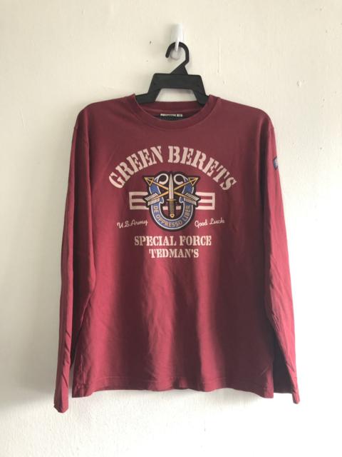 Other Designers TEDMAN T Shirt Green Berrets US Army
