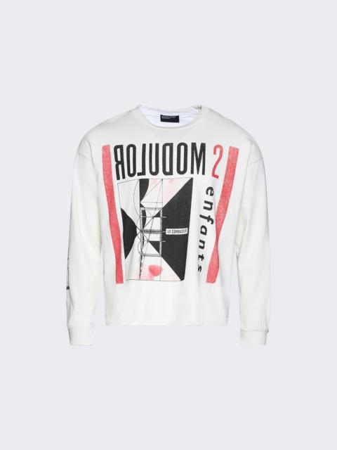 Enfants Riches Déprimés Modular Long Sleeve Tee Vintage White