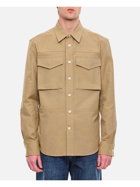 Alexander McQueen Alexander Mcqueen Men Cotton Military Pocket Shirt