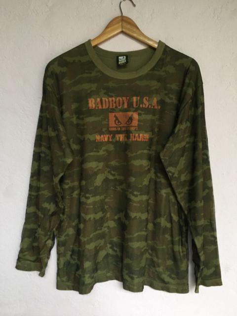 Other Designers Vintage - BADBOY USA NAVY CAMO LONG SLEEVES