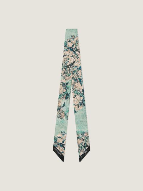 Givenchy BANDEAU IN SILK WITH ROSES PRINT