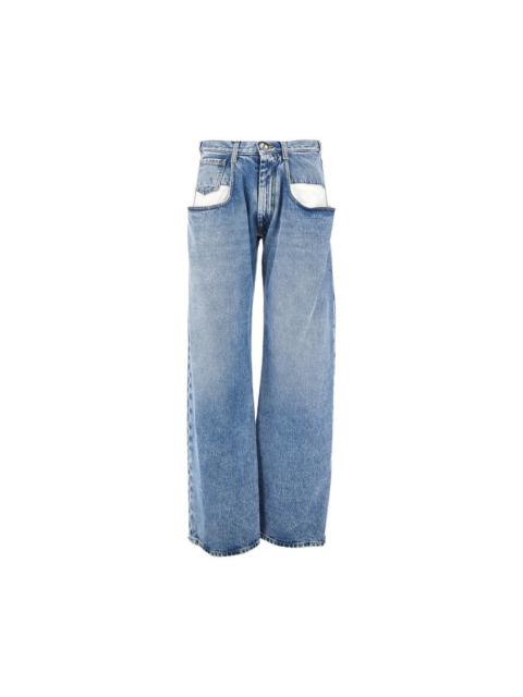 Maison Margiela STRAIGHT LEG JEANS WITH DROPPED POCKETS