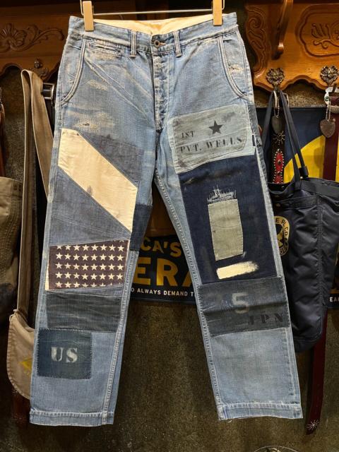 RRL by Ralph Lauren RRL Patchwork Denim Jeans