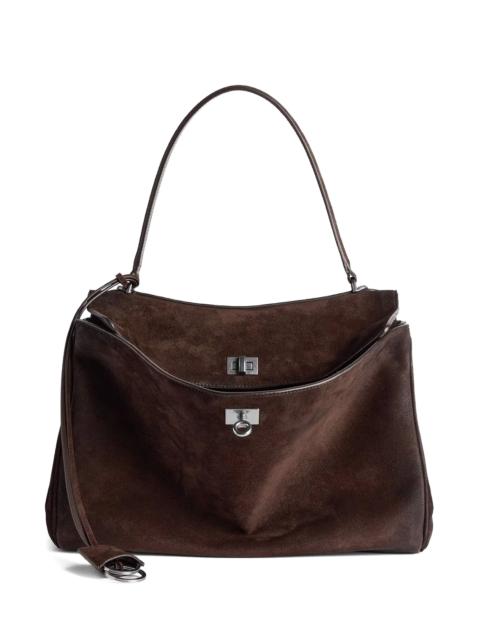 BALENCIAGA Balenciaga Rodeo Top-handle Suede Bag