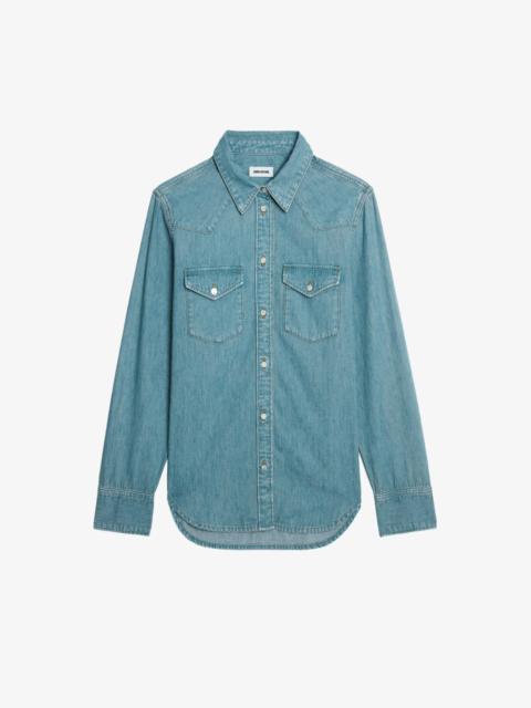 Zadig & Voltaire Thelma Women's Western Denim Shirt