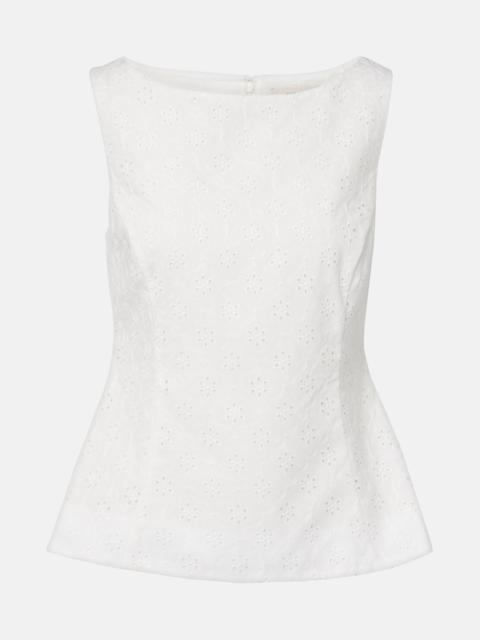 FAITHFULL Olivia broderie anglaise top