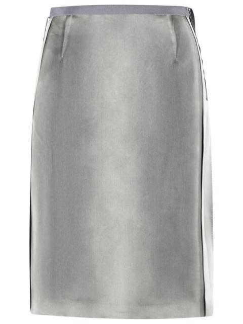 Maison Margiela Maison Margiela Grey Viscose Midi Skirt Women