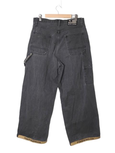 Ralph Lauren Polo Ralph Lauren Hip Hop Leg Leather Over Style Denim