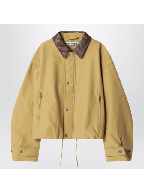 Acne Studios Acne Studios Twill Bomber Jacket Sand Beige Men