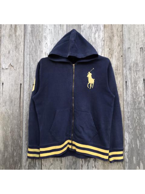 Other Designers Polo Ralph Lauren - Vintage Polo Ralph Lauren Zip Up Hoodie Big Logo Embroidery