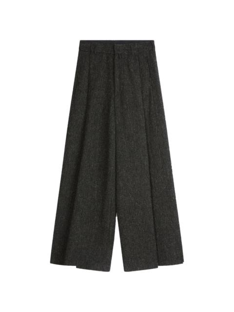 wool wide-leg trousers